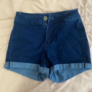 Boom Boom Jeans Dark Blue Jean Shorts